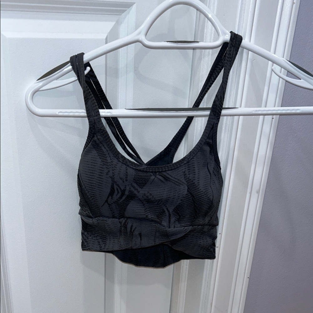 Booty by Brabants Textured Black Sports Bra